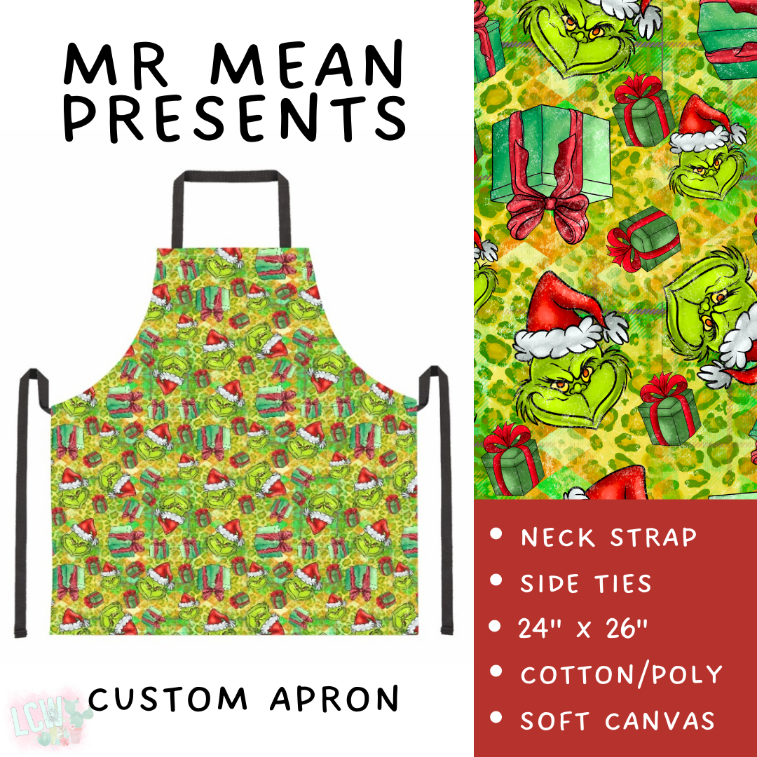 Batch #416 - Baking Spirits Bright 2 - Closes 9/19 - ETA early Nov - Mr Mean Presents Apron