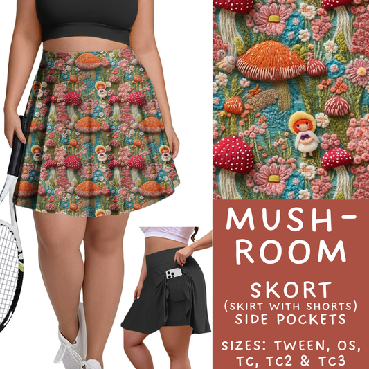 Batch #347 - Fun Run 11 - Closes 5/29 - ETA mid/late July - Mushroom Skort
