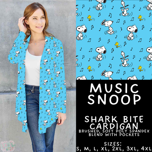 Batch #561 - June Request Run - Closes 7/27 - ETA late Sept - Music Snoop Cardigan