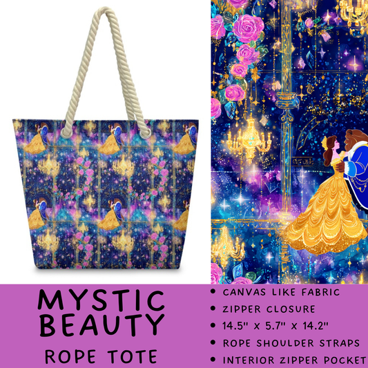 Batch #440 - Magical Character Rope Tote - Closes 10/31 - ETA mid Dec - Mystic Beauty Rope Tote
