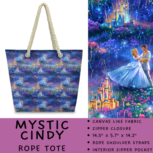 Batch #440 - Magical Character Rope Tote - Closes 10/31 - ETA mid Dec - Mystic Cindy Rope Tote