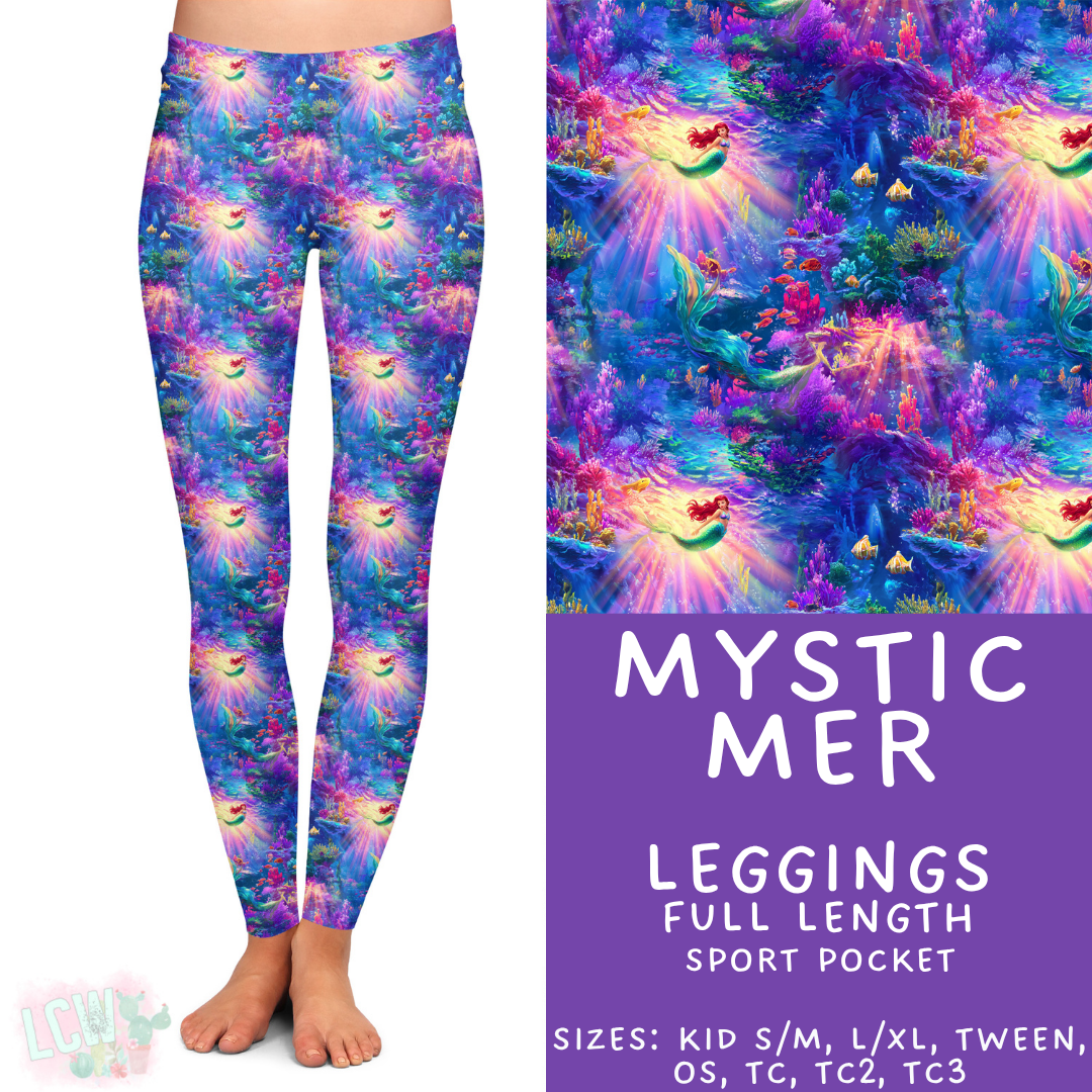 Batch #449 - Magical Faves 15 - Closes 11/19 - ETA early Jan - Mystic Mer Full Length Leggings