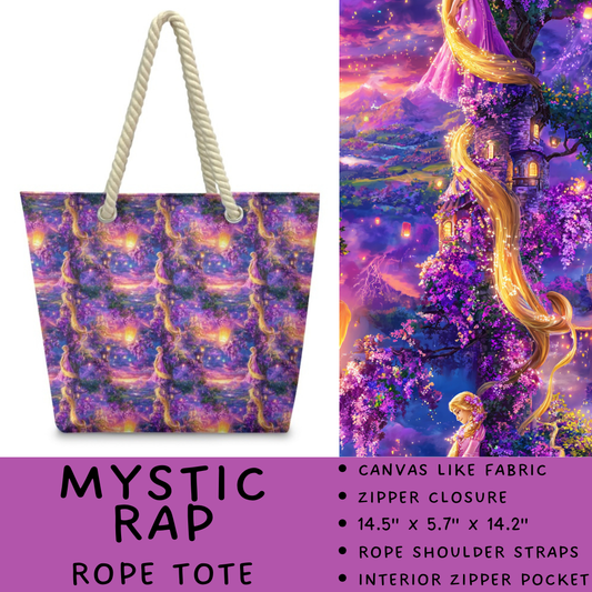 Batch #440 - Magical Character Rope Tote - Closes 10/31 - ETA mid Dec - Mystic Rap Rope Tote