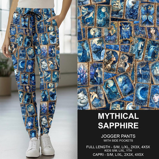 B276 - Preorder Mythical Sapphire Joggers (Closes 3/01. ETA: early May) - Alonna's Legging Land