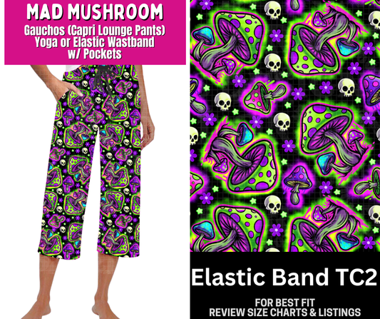 Mad Mushroom Capri Gauchos