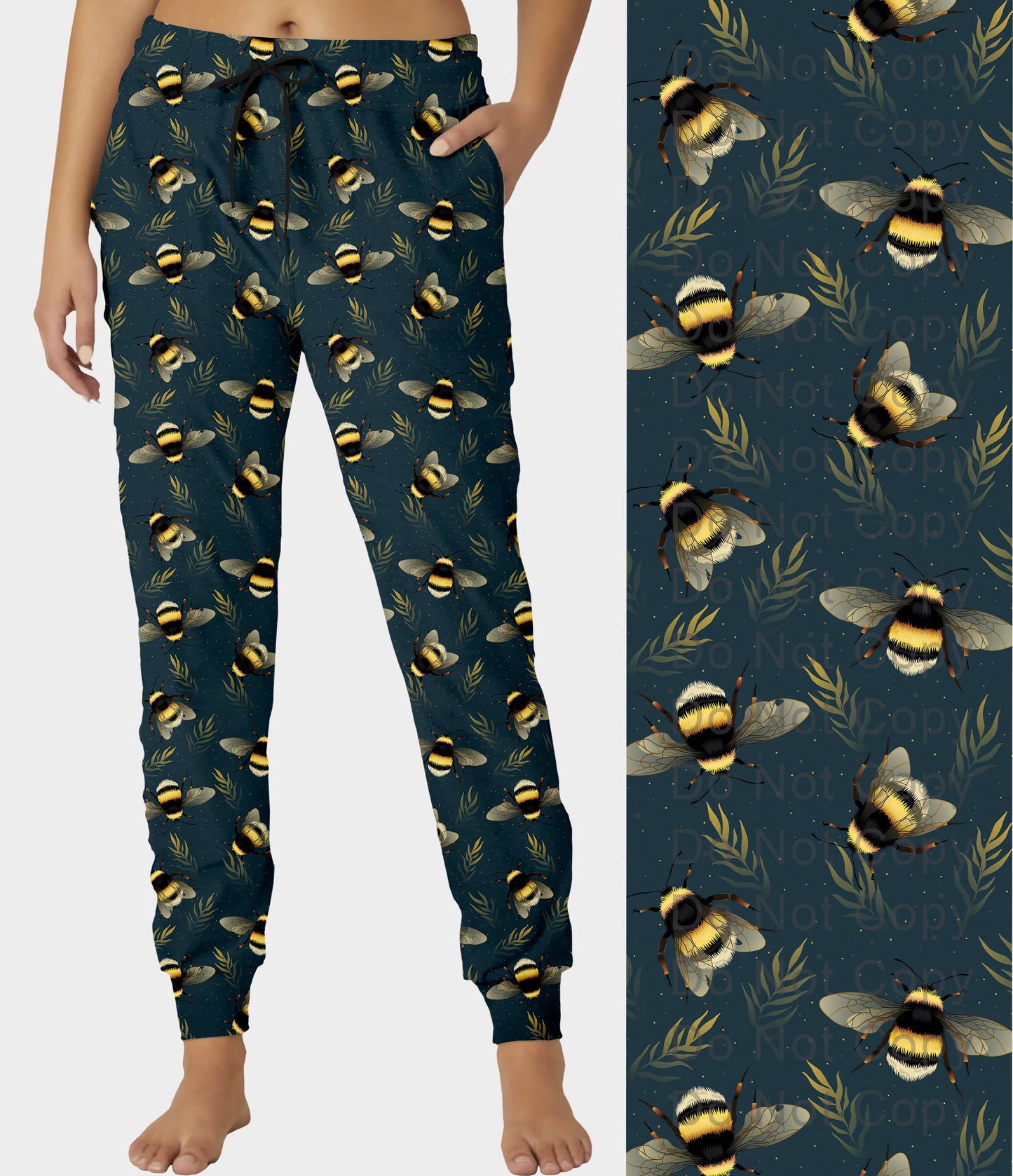 RTS - Midnight Bumblebee Jogger Pants