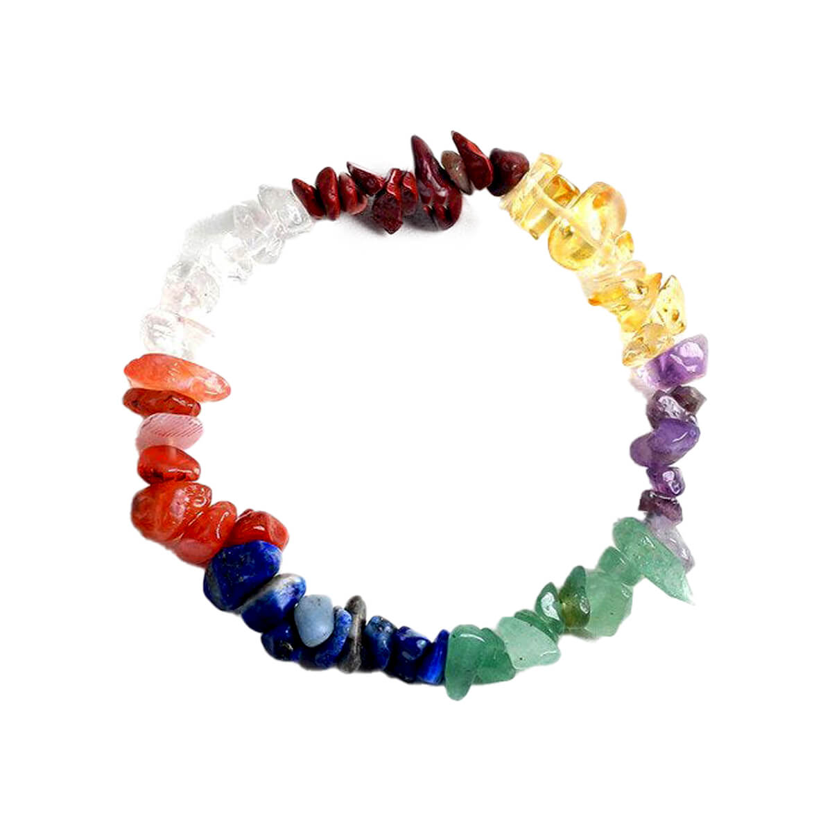NATURAL CRYSTAL CHIP BRACELET (ADJUSTABLE) - Alonna's Legging Land