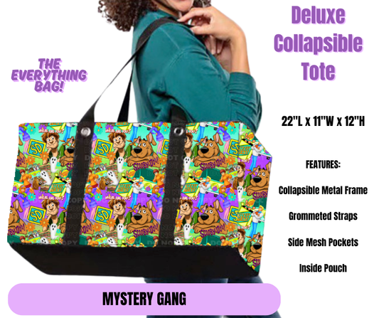Preorder! Closes 5/19. ETA August. Mystery Gang Collapsible Tote