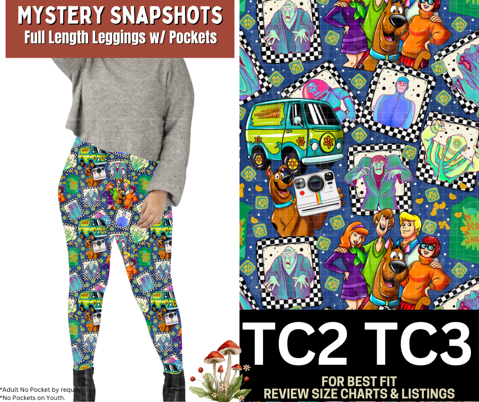 Mystery Snapshots Leggings Choose Fleece or Traditional