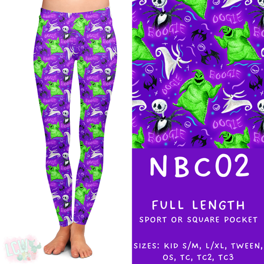 Ready to Ship - NBC02 Full Length Leggings - Sport & Square Pocket TC2