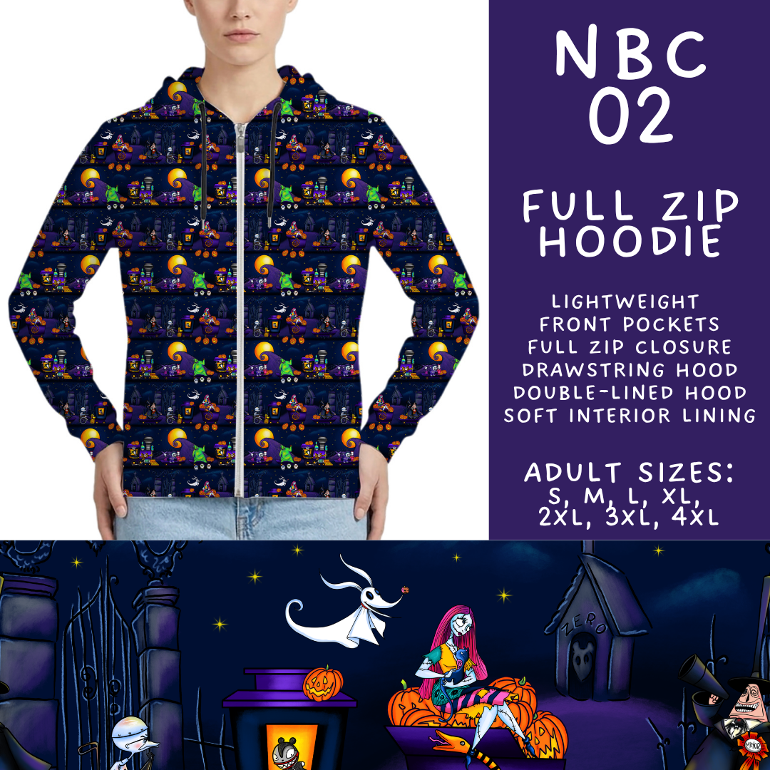 Batch #564 - NBC 4 Collection - Closes 8/3 - ETA early October - NBC 02 Full Zip Hoodie