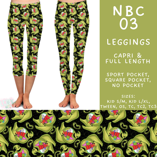 Batch #564 - NBC 4 Collection - Closes 8/3 - ETA early October - NBC 03 Full and Capri Length Leggings