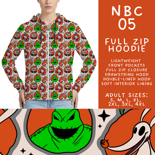 Batch #564 - NBC 4 Collection - Closes 8/3 - ETA early October - NBC 05 Full Zip Hoodie