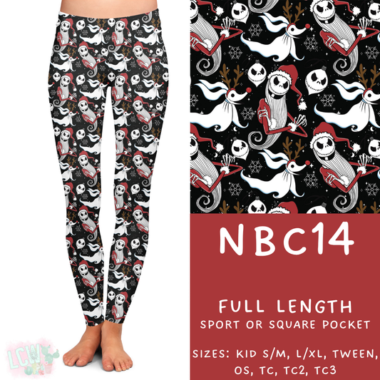 Ready to Ship- NBC14 Full Length Leggings - Square Pocket OS & TC2