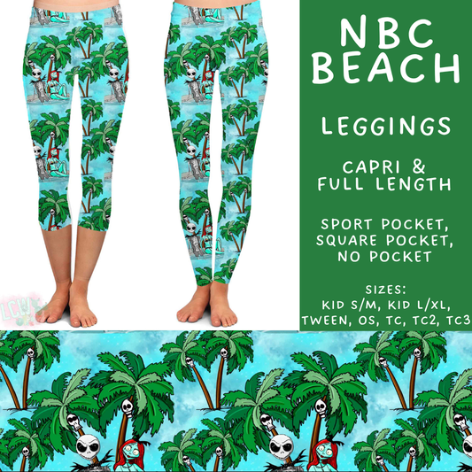 Batch #527 - Spooky Summer 2 - Closes 5/8 - ETA early July - NBC Beach Full and Capri Length Leggings