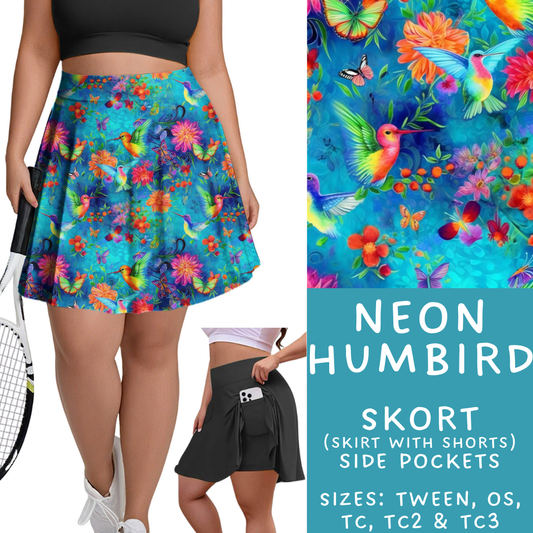 Batch #347 - Fun Run 11 - Closes 5/29 - ETA mid/late July - Neon Humbird Skort