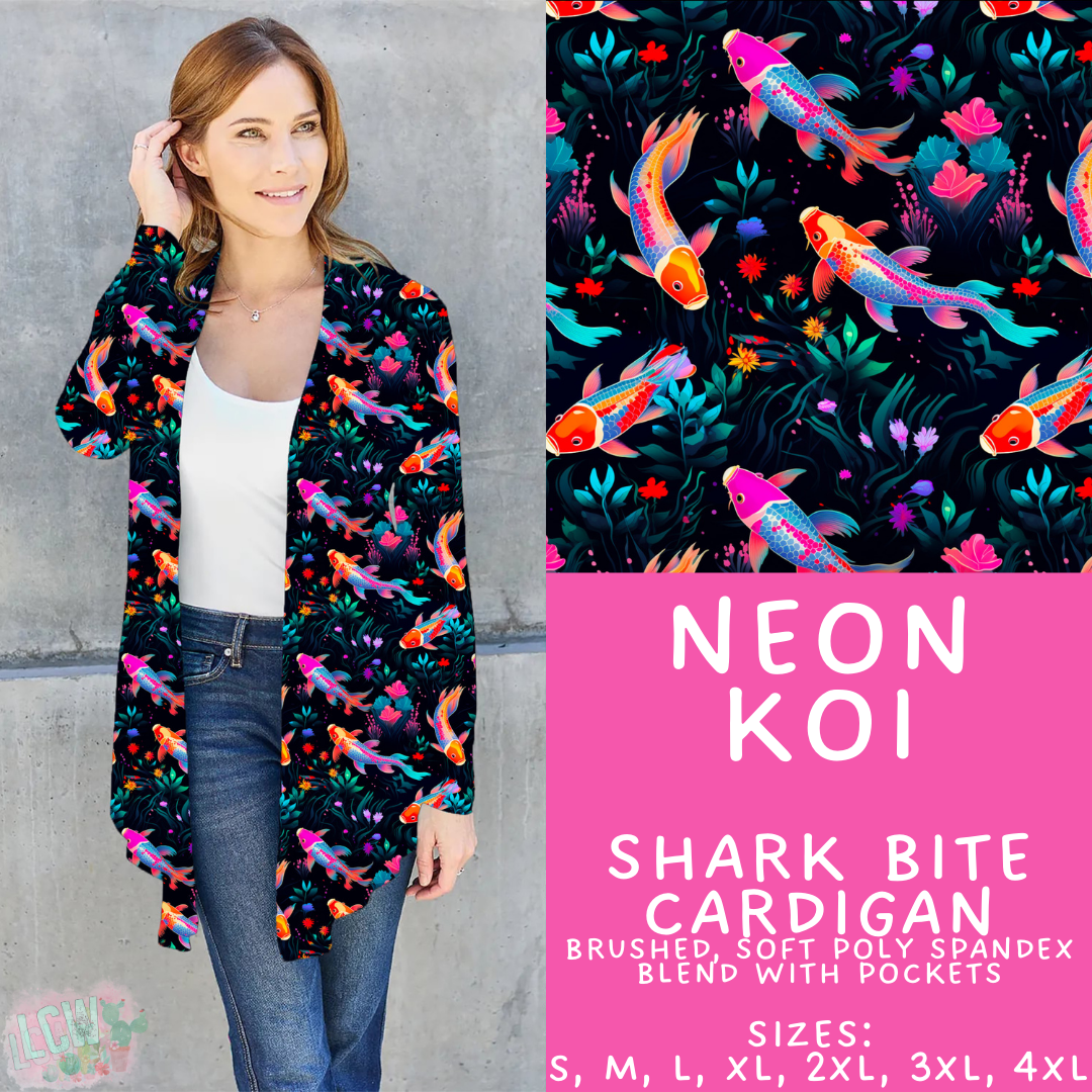 Batch #421 - Fun Run 15 - Closes 9/29 - ETA mid/late Nov - Neon Koi Cardigan