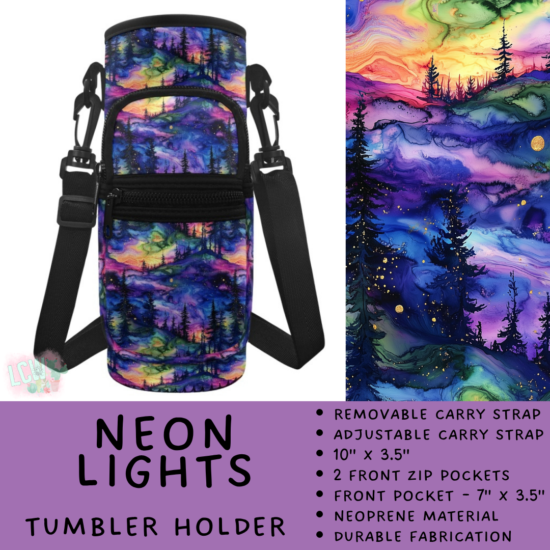 Batch #551 - Tumbler Holder 2 - Closes 7/3 - ETA early Sept - Neon Lights Tumbler Holder