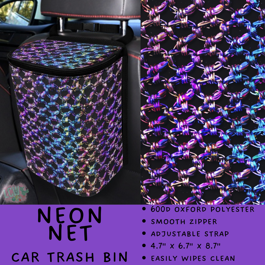 Batch #423 - Car Accessories - Closes 10/2 - ETA mid/late Nov - Neon Net Car Trash Bin
