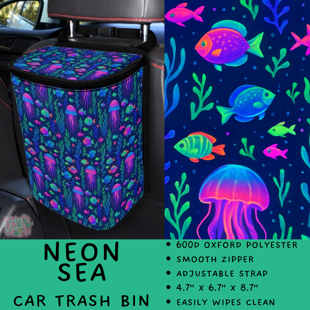 Batch #423 - Car Accessories - Closes 10/2 - ETA mid/late Nov - Neon Sea Car Trash Bin