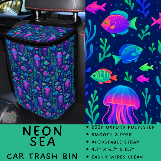 Batch #423 - Car Accessories - Closes 10/2 - ETA mid/late Nov - Neon Sea Car Trash Bin