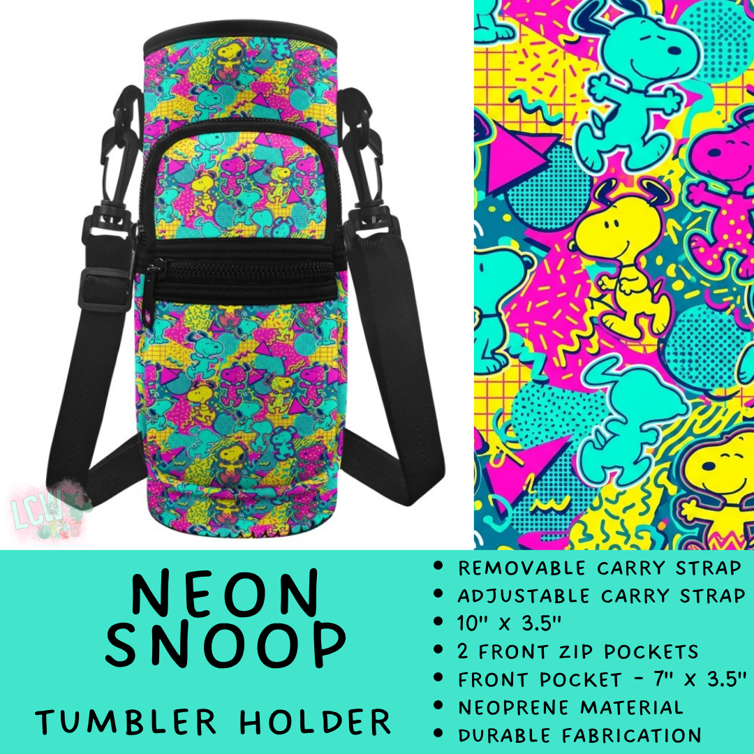 Batch #551 - Tumbler Holder 2 - Closes 7/3 - ETA early Sept - Neon Snoop Tumbler Holder