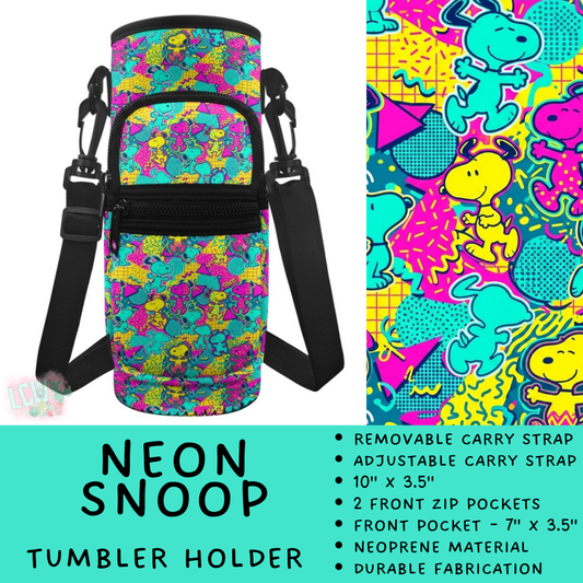 Batch #551 - Tumbler Holder 2 - Closes 7/3 - ETA early Sept - Neon Snoop Tumbler Holder