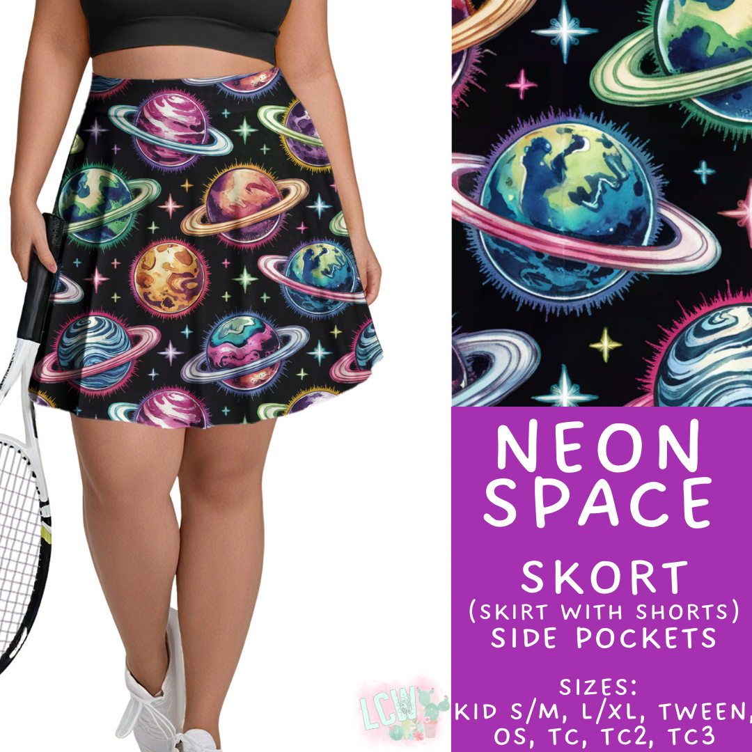 Batch #468 - Fun Run 18 - Closes 12/26 - ETA late Feb - Neon Space Skort