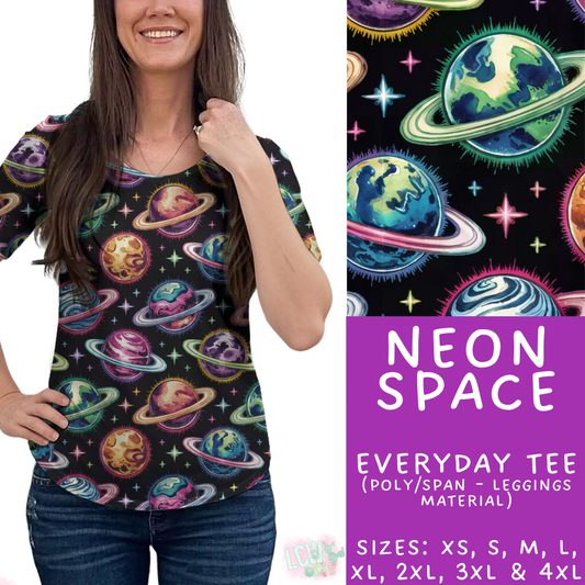 Batch #468 - Fun Run 18 - Closes 12/26 - ETA late Feb - Neon Space Everyday Tee