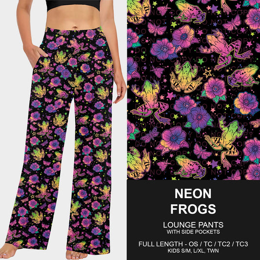 B248 - Preorder Neon Frogs Lounge Pants (Closes 8/24. ETA late Oct.)