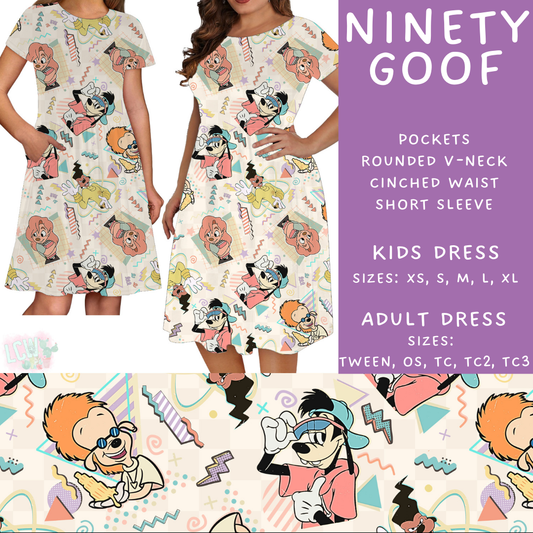 Batch #468 - Fun Run 18 - Closes 12/26 - ETA late Feb - Ninety Goof Adult & Kids Dresses
