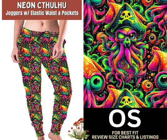 Neon Cthulhu Joggers