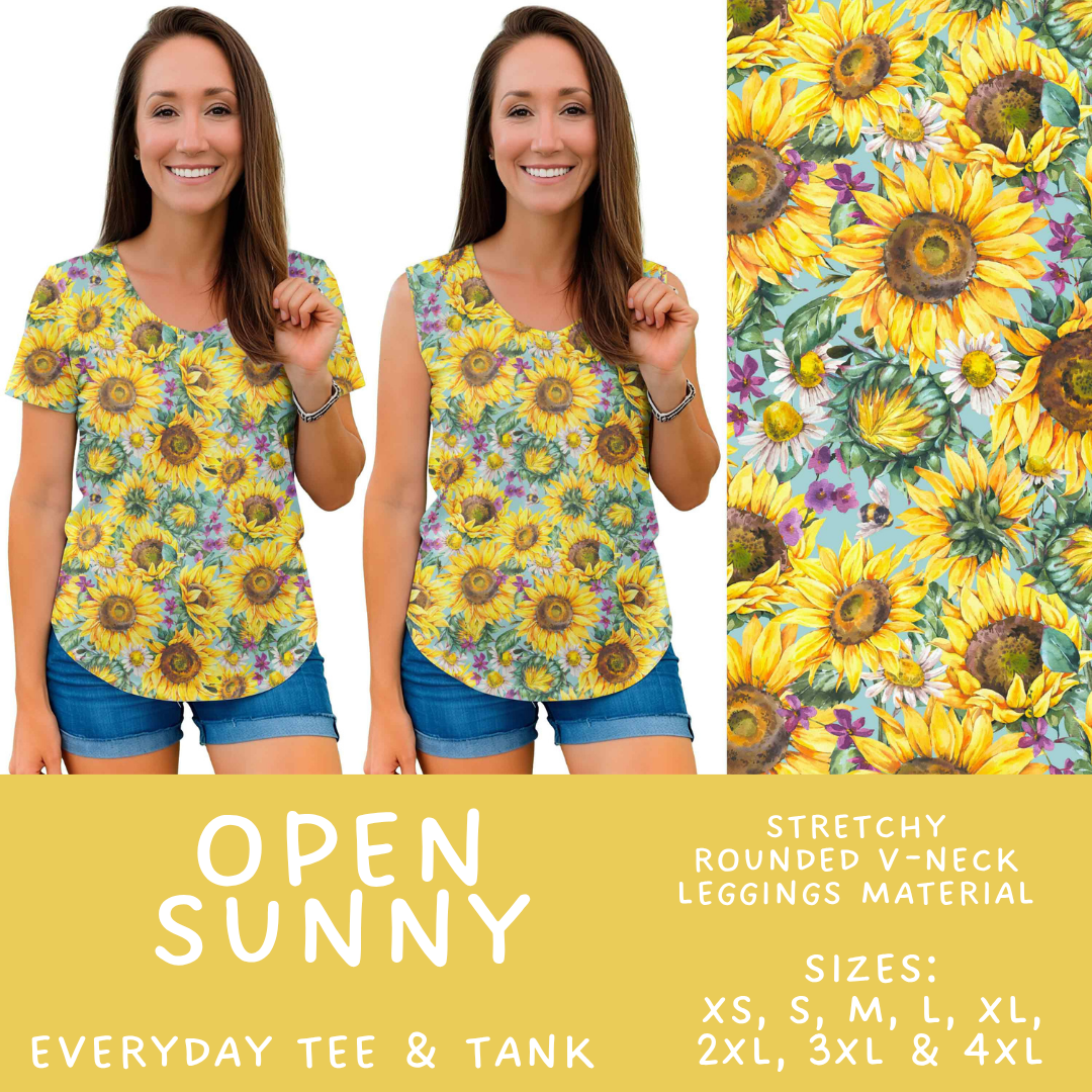 Batch #562 - Fun Run 25 - Closes 7/29 - ETA late Sept - Open Sunny Everyday Tank & Tee