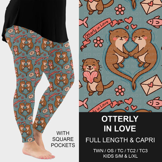 B263 - Preorder Otterly in Love Leggings w/ Pockets (Closes 11/30. ETA: late Jan.)