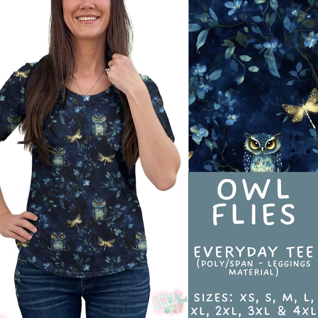 Batch #445 - Fun Run 16 - Closed 11/10 - ETA late Dec - Owl Flies Everyday Tee