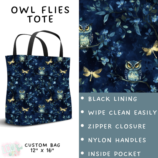 Batch #445 - Fun Run 16 - Closed 11/10 - ETA late Dec - Owl Flies Tote