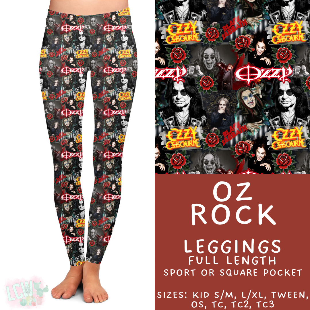 Batch #411 - July Request Run - Closes 9/11 - ETA late October - Oz Rock Full Length Leggings