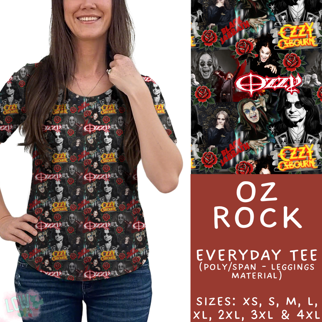 Batch #411 - July Request Run - Closes 9/11 - ETA late October - Oz Rock Everyday Tee