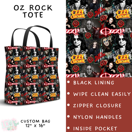 Batch #411 - July Request Run - Closes 9/11 - ETA late October - Oz Rock Tote