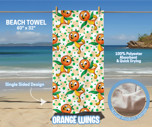 Preorder! Closes 5/15. ETA August. Orange Wings Towel