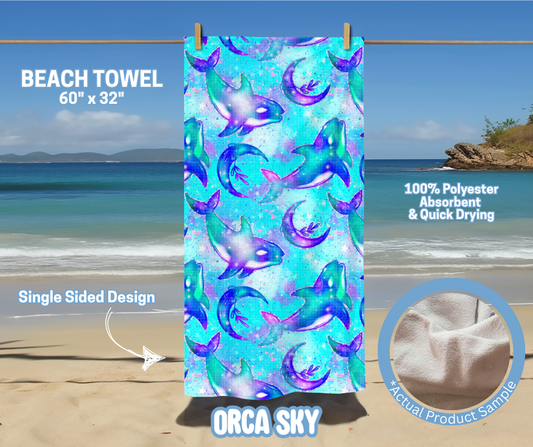 Preorder! Closes 5/15. ETA August. Orca Sky Towel