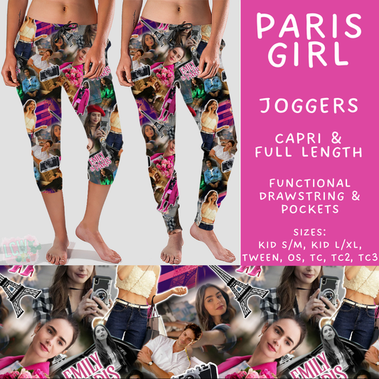 Batch #502 - Show Time - Closes 3/11 - ETA mid May - Paris Girl Full and Capri Length Joggers