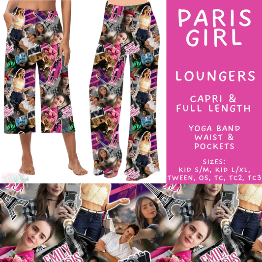 Batch #502 - Show Time - Closes 3/11 - ETA mid May - Paris Girl Capri and Full Length Loungers
