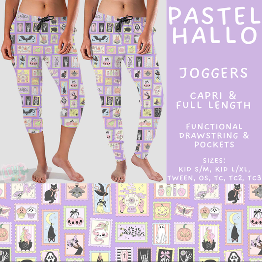 Batch #561 - June Request Run - Closes 7/27 - ETA late Sept - Pastel Hallo Full and Capri Length Joggers