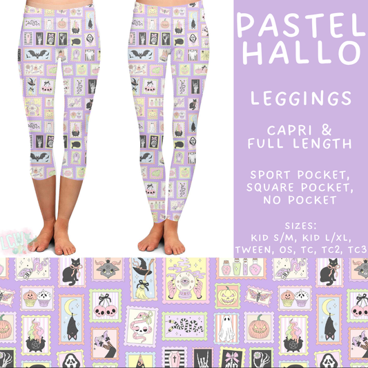Batch #561 - June Request Run - Closes 7/27 - ETA late Sept - Pastel Hallo Full and Capri Length Leggings