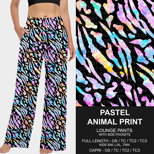 B228 - Preorder Pastel Animal Print Lounge Pants (Closes 5/11. ETA: late July)