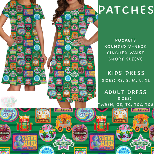 Batch #429 - Cookie Dealer 3 - Closes 10/13 - ETA late Nov - Patches Women's & Girls Dresses