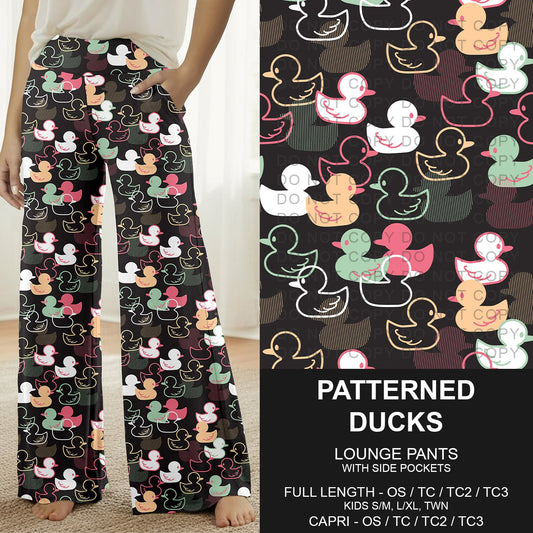 B293 - Preorder Patterned Ducks Lounge Pants (Closes 5/31. ETA: early Aug.)