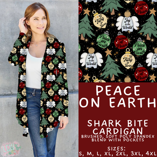 Batch #428 - Christmas Spirit - Closes 10/10 - ETA late Nov - Peace on Earth Cardigan
