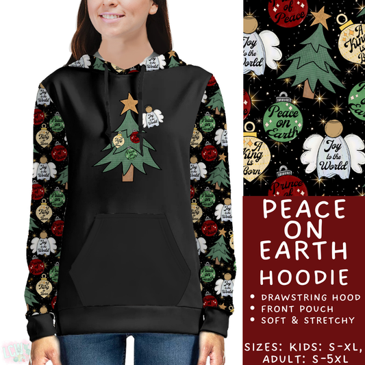 Batch #428 - Christmas Spirit - Closes 10/10 - ETA late Nov - Peace on Earth Hoodie